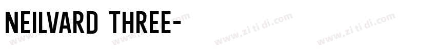 Neilvard Three字体转换 Neilvard Three字体转换